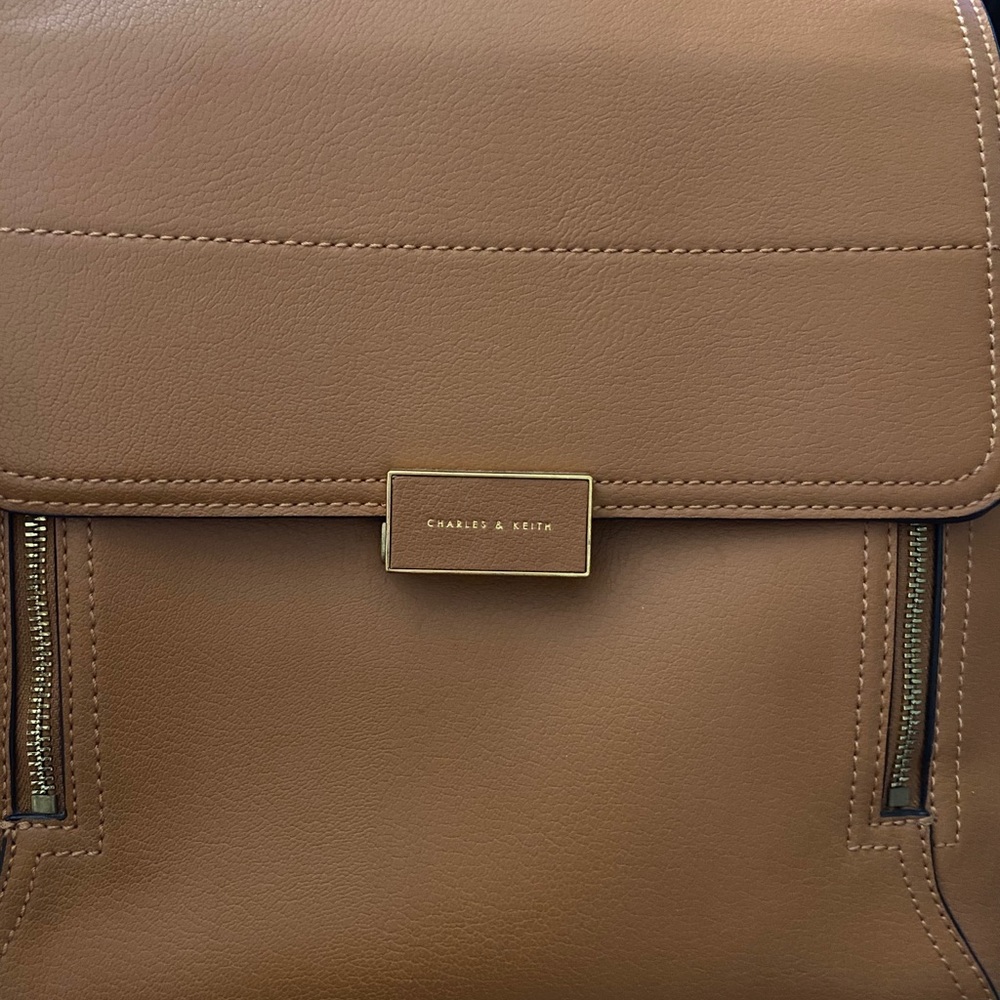 Charles & Keith Leather Backpack - Picture 8 of 10